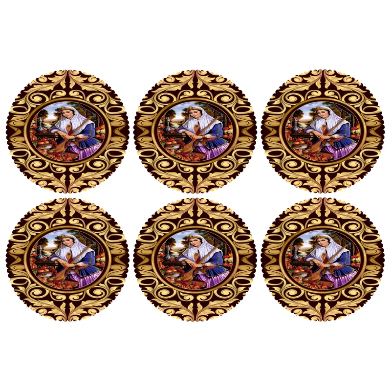 زیر لیوانی مدل C2-42150 بسته 6 عددی