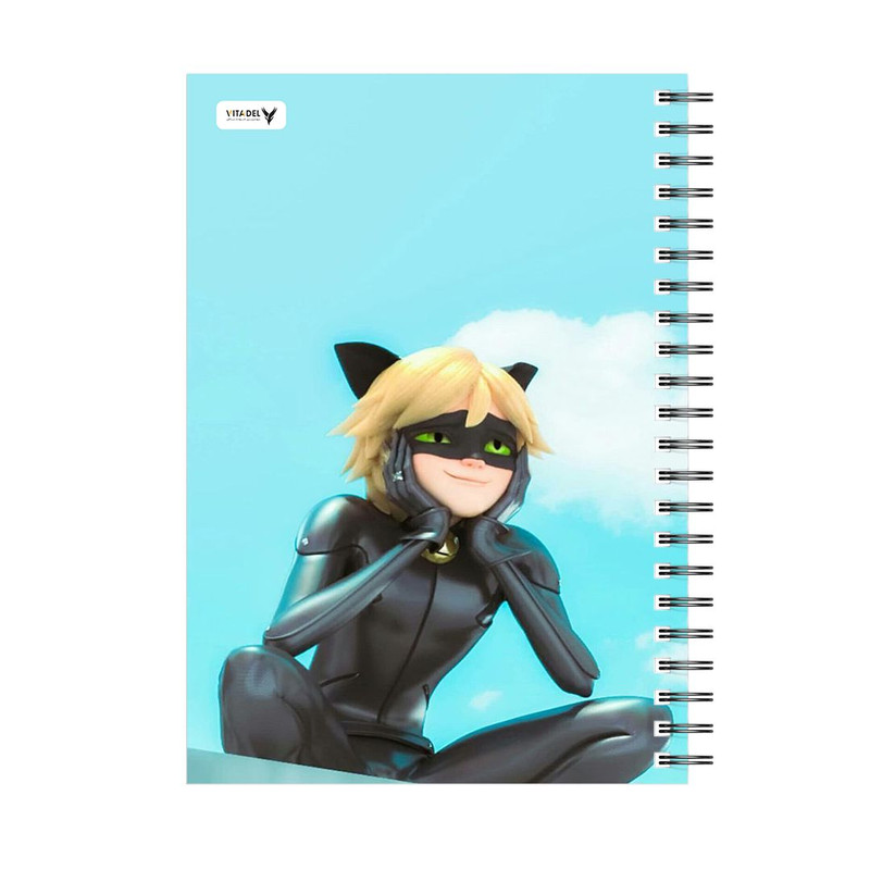 دفتر 120 برگ ویتادل طرح دختر کفش دوزکی مدل 9