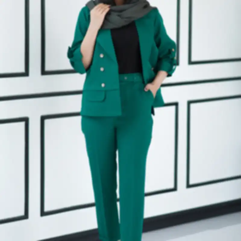 ست کت و شلوار زنانه السانا مدل یاقوت کد 179021