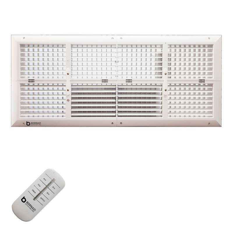 دریچه کانال کولر مدل40x80 به همراه ریموت 