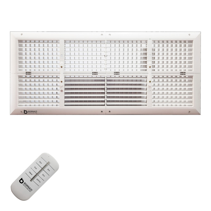 دریچه کانال کولر مدل40x80 به همراه ریموت