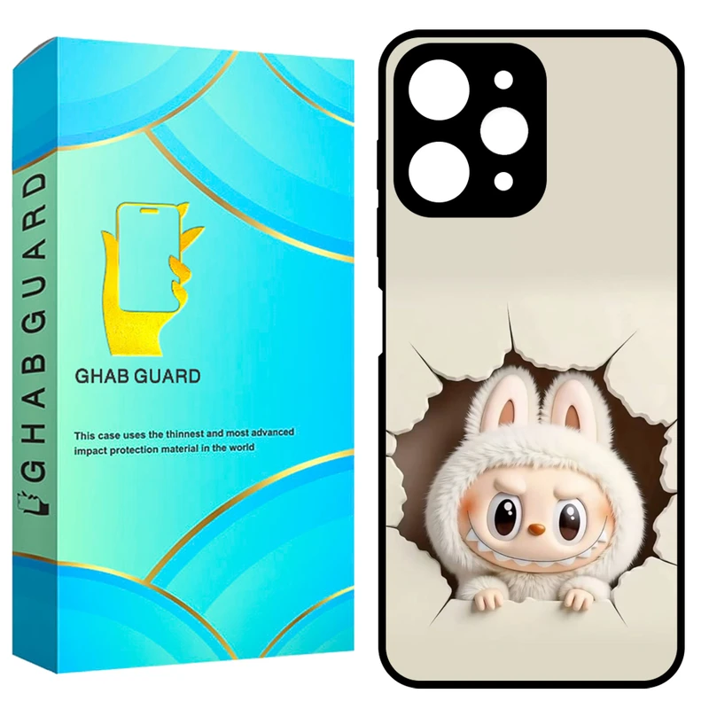 کاور قاب گارد طرح لبوبو مدل GCHPR12 مناسب برای گوشی موبایل شیائومی Redmi 12 4G / Redmi 12 5G / Poco M6 Pro 5G
