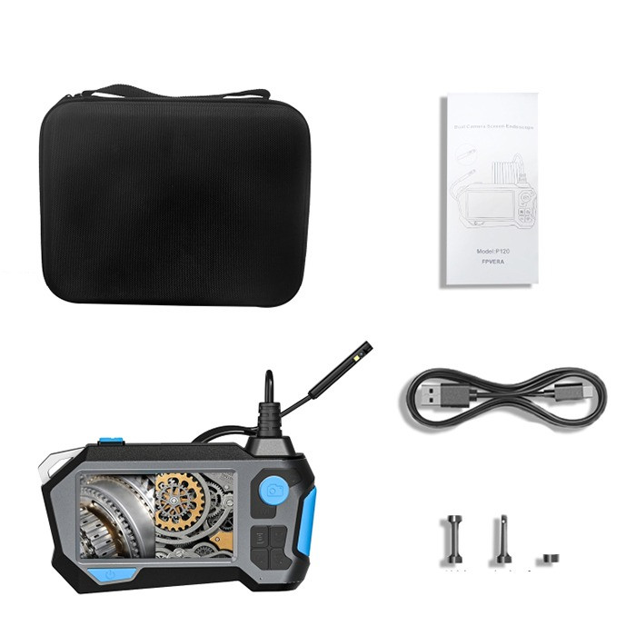 دوربین شلنگی آندوسکوپی مدل 10 متری مانیتور دار  کد P120