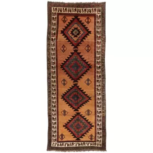 فرش قدیمی دستباف کناره طول سه متر سی پرشیا کد 127012