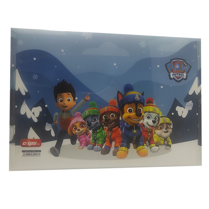 پوشه دکمه دار کلیپس طرح paw patrol