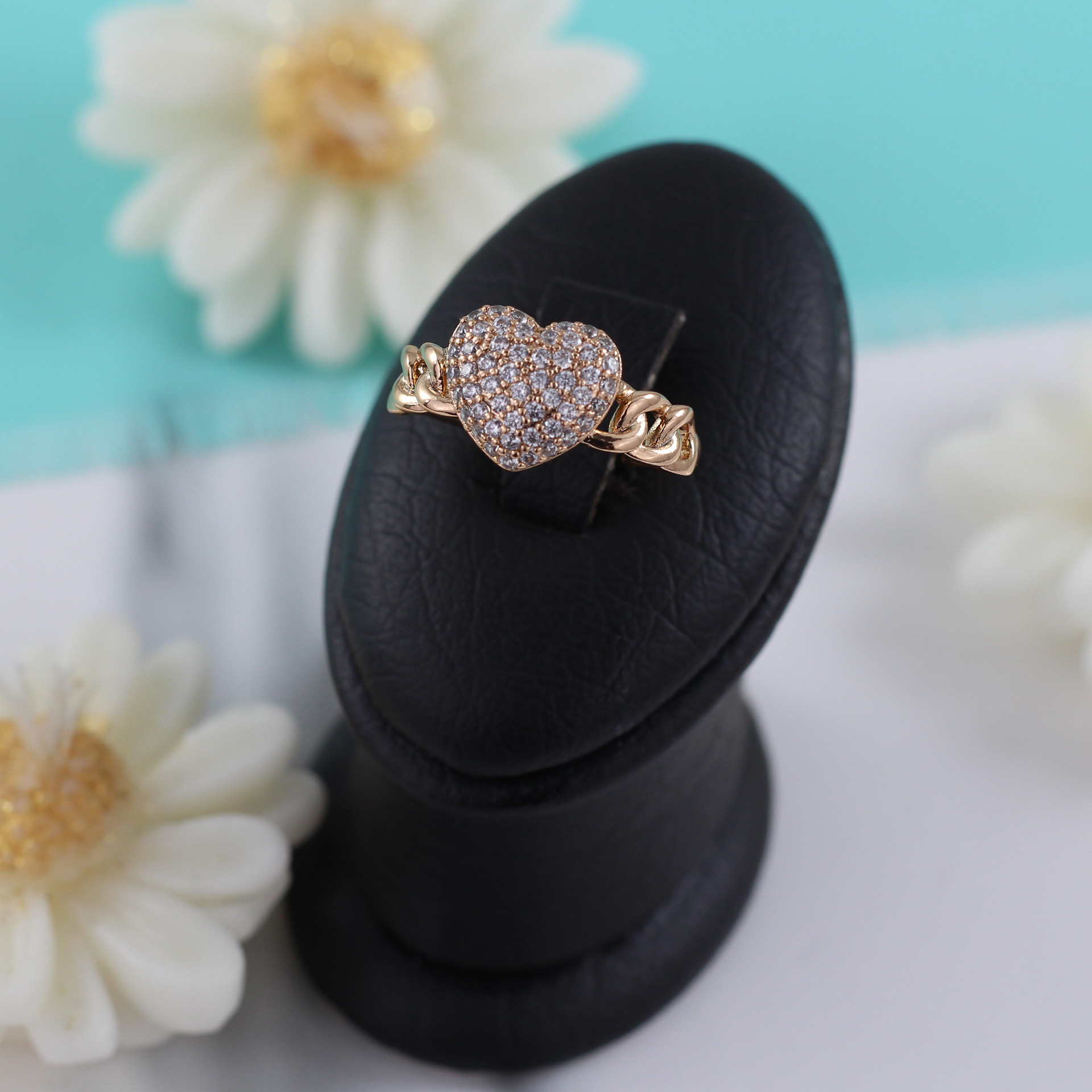 انگشتر زنانه ژوپینگ مدل قلب کد L405