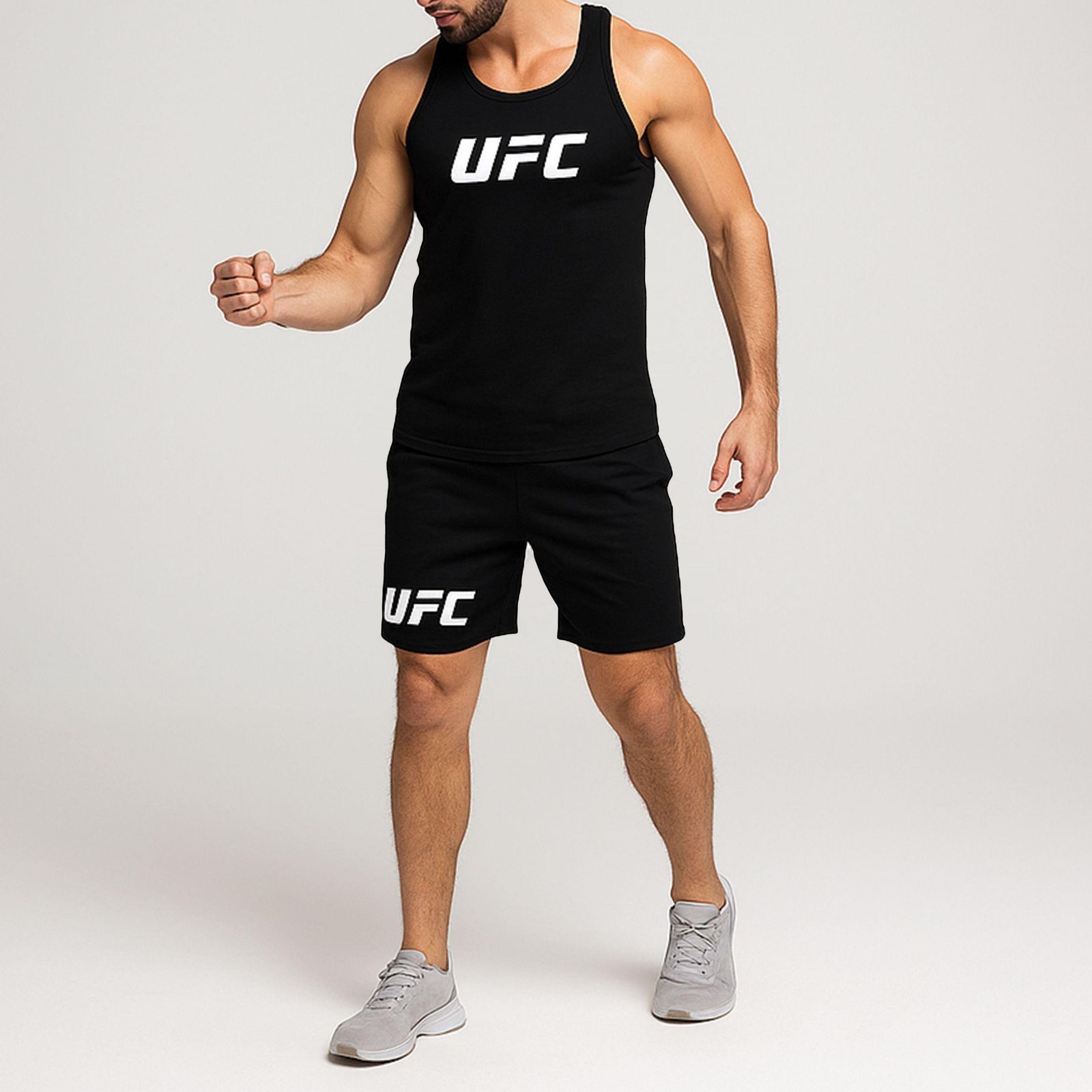 ست تاپ و شلوارک مردانه اولسون مدل UF123 - - 1