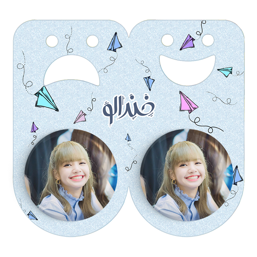 پیکسل خندالو مدل لیسا بلک پینک کد 14253 به همراه مگنت