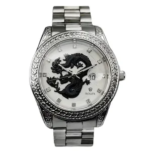 ساعت مچی عقربه‌ای مردانه رولکس مدل دراگون04