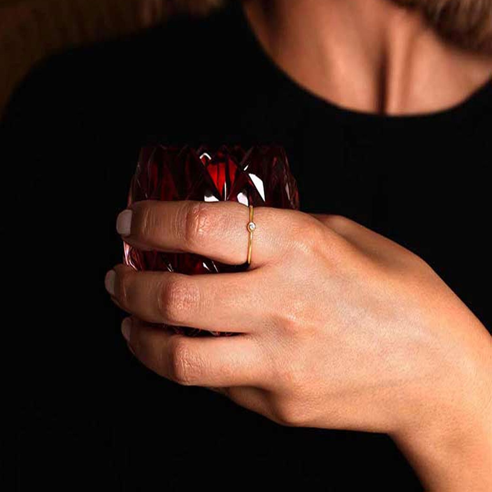 انگشتر طلا 18 عیار زنانه کیا گالری مدل AR376 - - 3