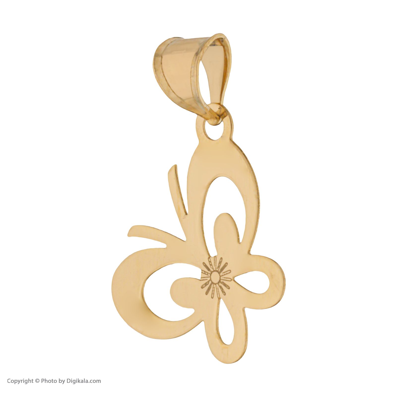 نیم ست طلا 18 عیار زنانه مایا ماهک مدل MS0682 طرح پروانه -  - 7