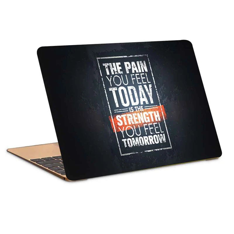 استیکر لپ تاپ طرح the pain you feel today کد c-918مناسب برای لپ تاپ 15.6 اینچ
