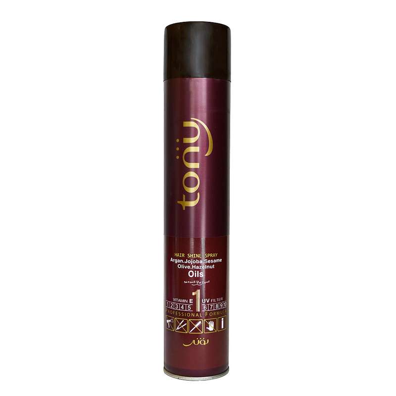 اسپری براق کننده مو تونی مدل Oils حجم 500 میلی لیتر اسپری براق کننده مو تونی مدل Oils حجم 500 میلی لیتر
