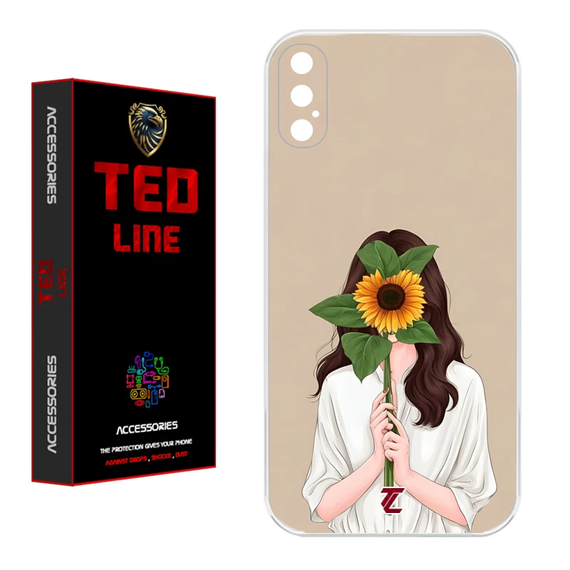 کاور تدلاین طرح دختر آفتابگردان کد 1153 مناسب برای گوشی موبایل اپل Iphone X / XS