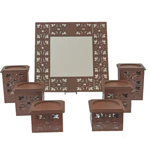 مجموعه ظروف هفت سین 7 پارچه مدل کلاسیک B92
