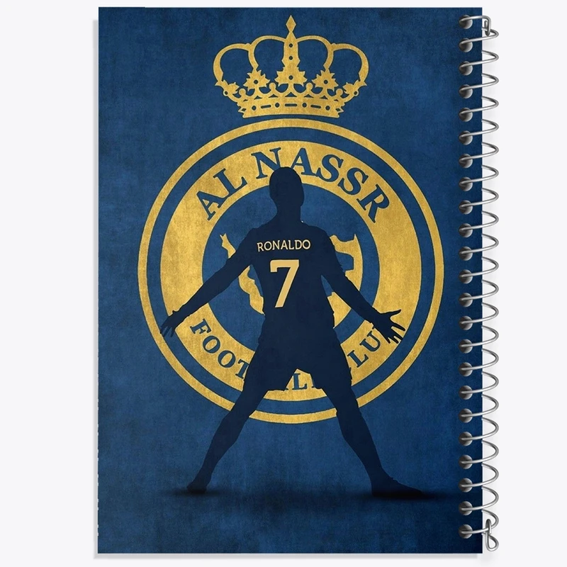 دفتر مشق 100 برگ خندالو طرح کریستیانو رونالدو کد F307