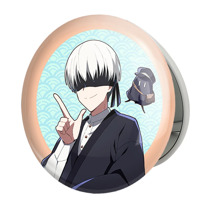 آینه جیبی خندالو طرح بازی نیر اتوماتا (Nier Automata)  مدل تاشو کد 31580