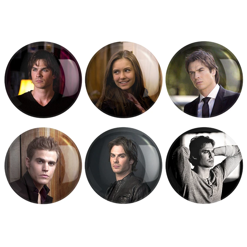 مگنت خندالو طرح سریال خاطرات یک خون آشام The Vampire Diaries کد 1476B مجموعه 6 عددی