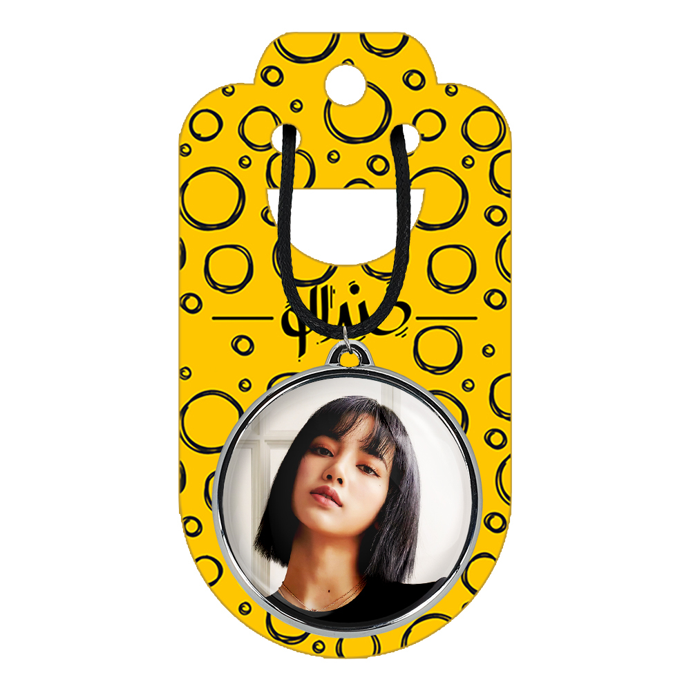 گردنبند خندالو مدل لیسا بلک پینک کد 1426514264