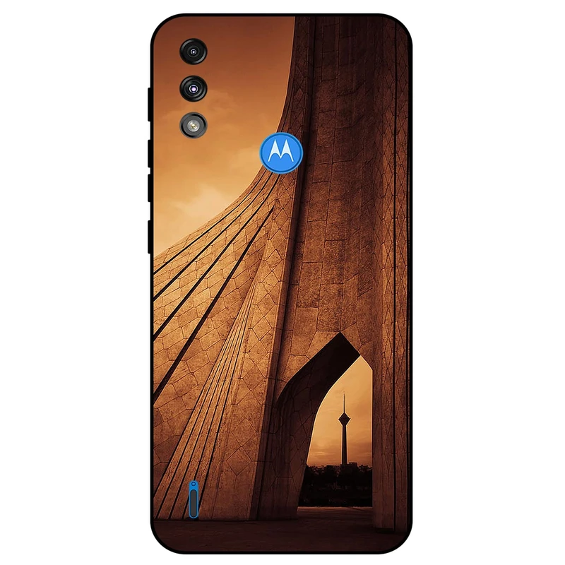 کاور مگافون طرح آزادی مدل 1901 مناسب برای گوشی موبایل موتورولا Moto E7i Power