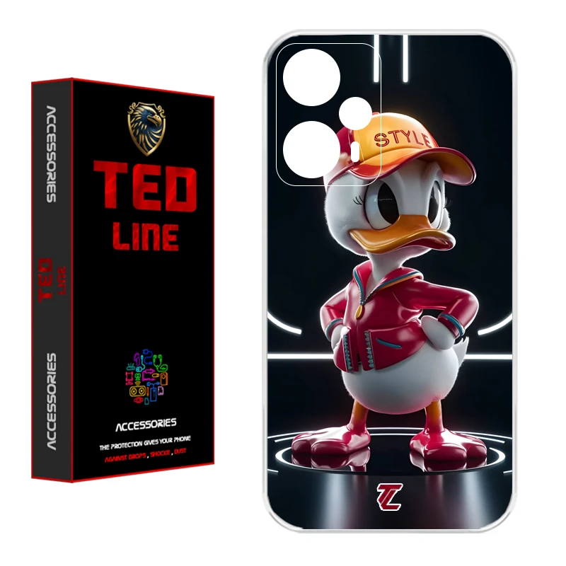 کاور تد لاین طرح دانلد داک کد 1137 مناسب برای گوشی موبایل شیائومی Poco F5