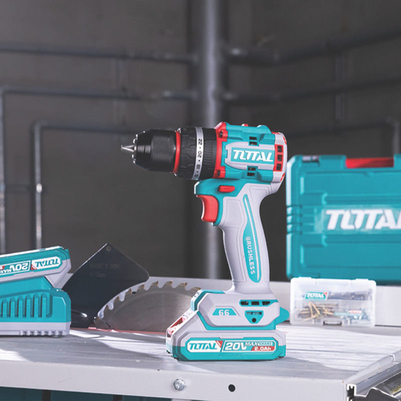 پیچ گوشتی شارژی 20 ولت توتال مدل TDLI20668-66N.M