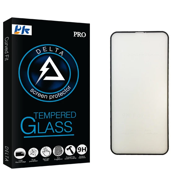 محافظ صفحه نمایش پی کی مدل Delta Glass مناسب برای گوشی موبایل اپل Iphone XS Max