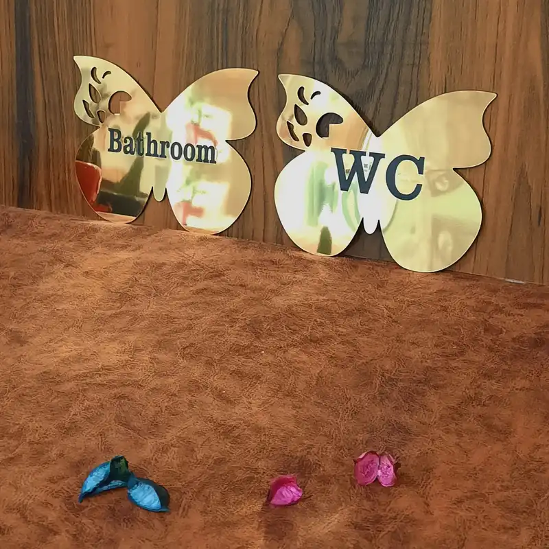 آینه دکوماتوس مدل پروانه بسته 2 عددی