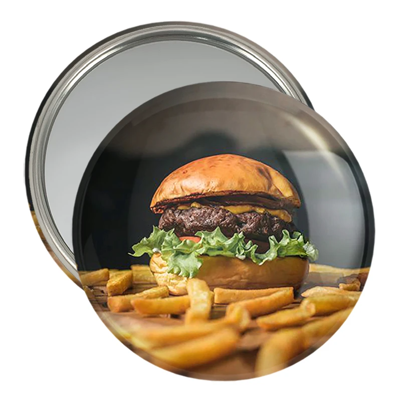 آینه جیبی خندالو مدل فست فود کد 31051