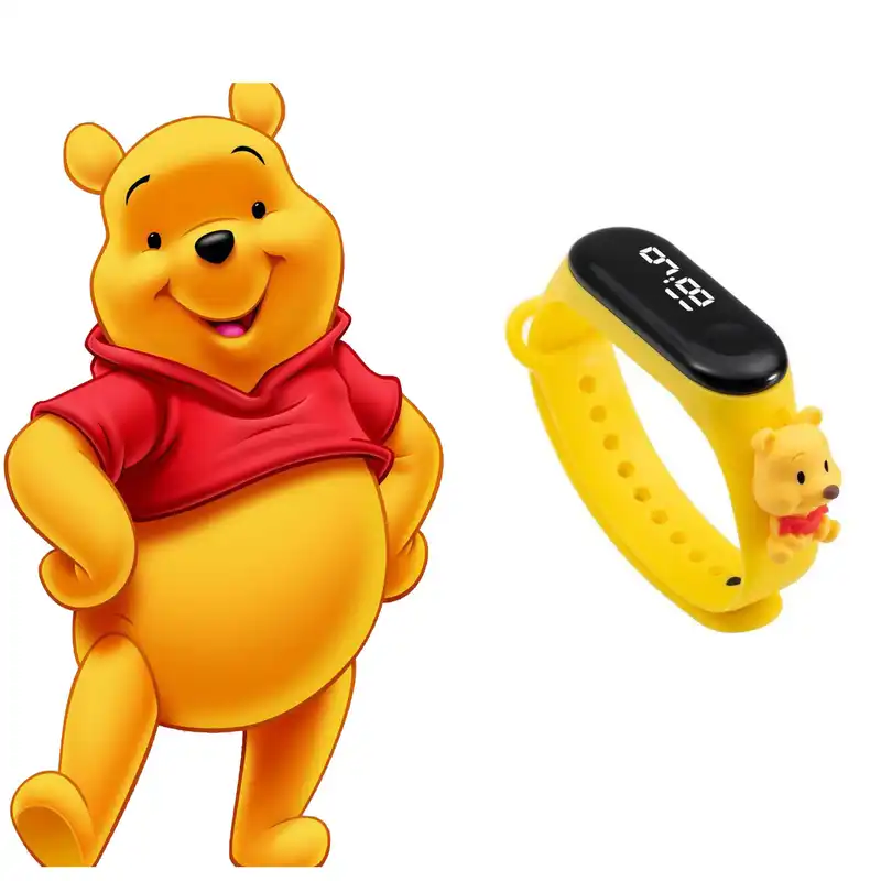 ساعت مچی دیجیتال مدل عروسکی خرس پو کد 2020