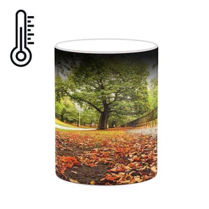 ماگ حرارتی کاکتی مدل منظره پاییزی کد mgh18542