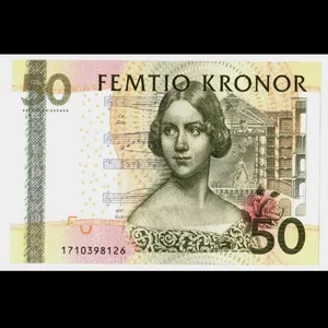 اسکناس تزئینی مدل سوئد 50 کرون