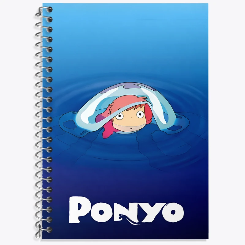 دفتر لغت 50 برگ خندالو طرح انیمه پونیو (Ponyo) کد N5340