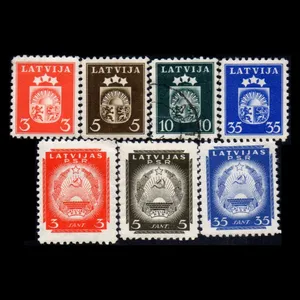 تمبر یادگاری مدل خارجی مجموعه 7 عددی 