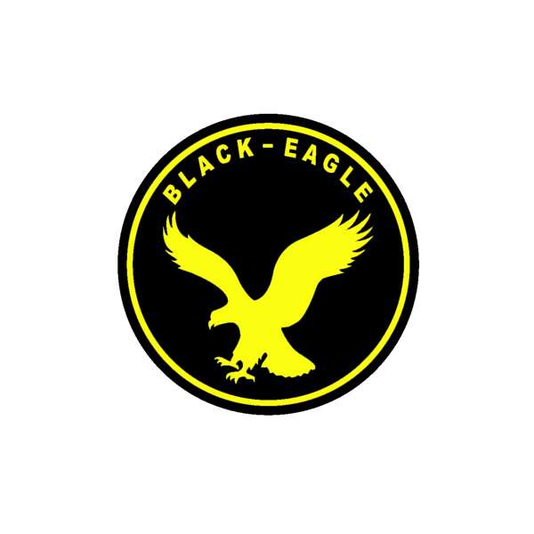 برچسب بدنه خودرو طرح black eagle کد 10782 