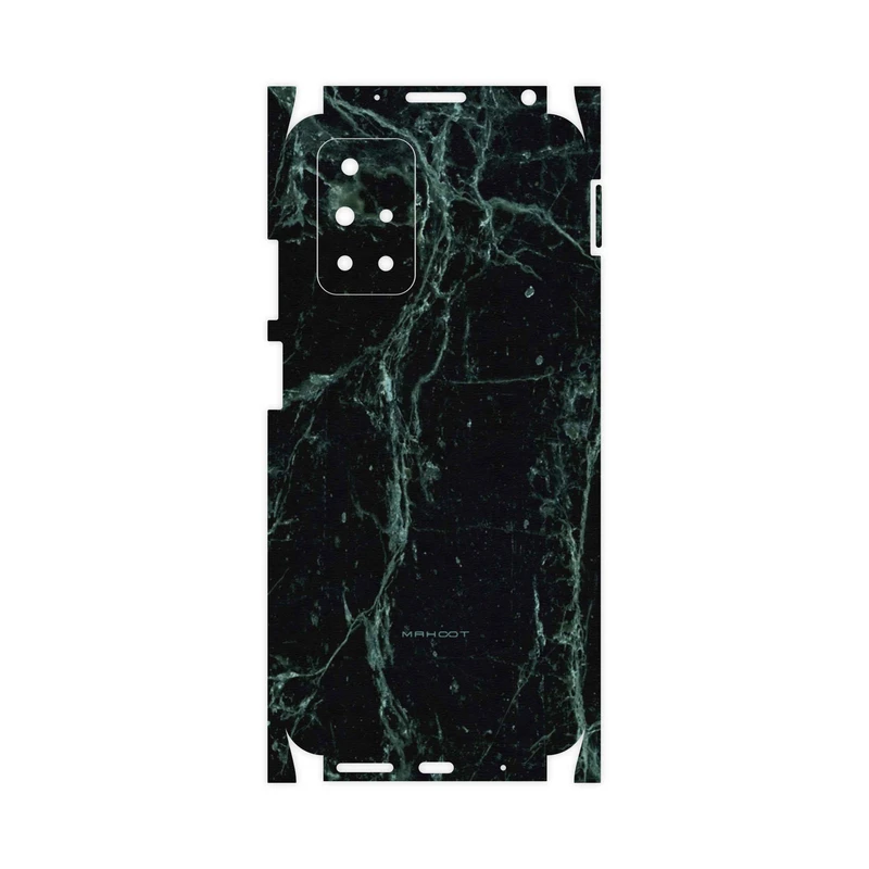 برچسب پوششی ماهوت مدل Graphite-Green-Marble-FullSkin مناسب برای گوشی موبایل شیائومی Redmi 10 Prime