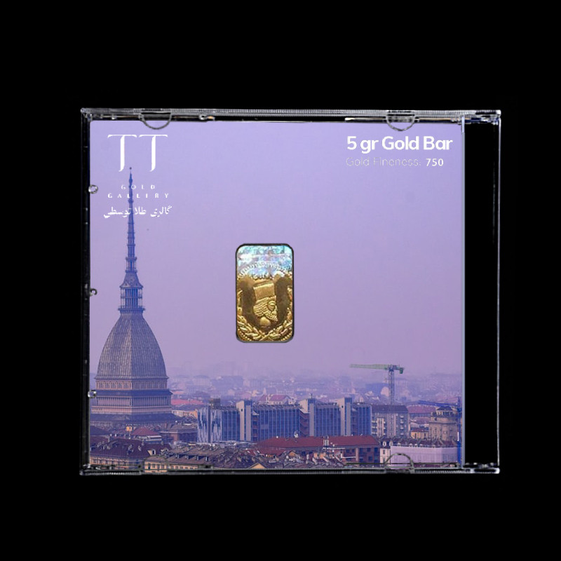 شمش طلا 18 عیار گالری طلا توسطی مدل D3EB44