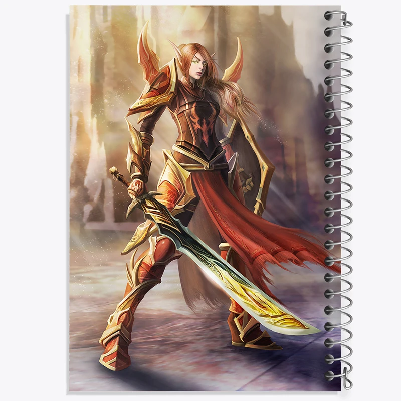 دفتر نقاشی 50 برگ خندالو طرح بازی دنیای وارکرفت (World of Warcraft) کد 31841