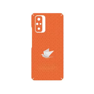 MAHOOT Minimalist origami bird Cover Sticker for Xiaomi Redmi Note 10 Pro Max