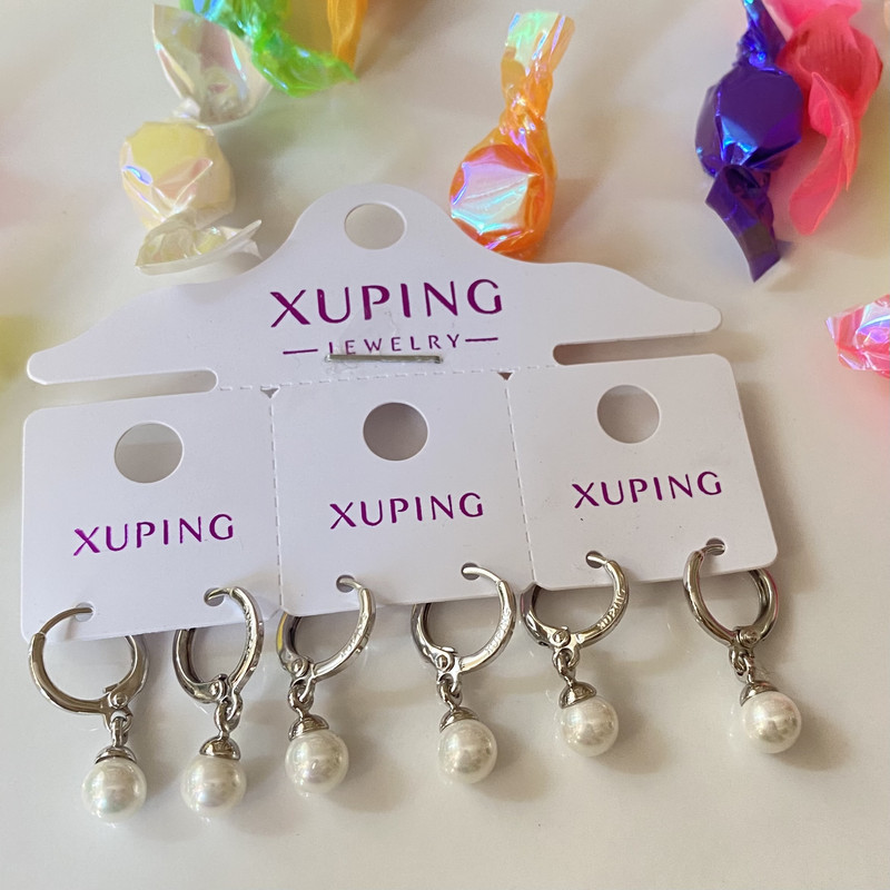 گوشواره زنانه ژوپینگ مدل مرواریدی حلقه ای گوشواره زنانه ژوپینگ مدل مرواریدی حلقه ای