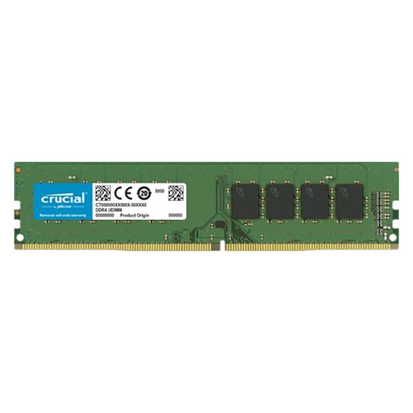رم کامپیوتر DDR4 دو کاناله 3200 مگاهرتز CL22 کروشیال مدل CT16 ظرفیت 16 گیگابایت
