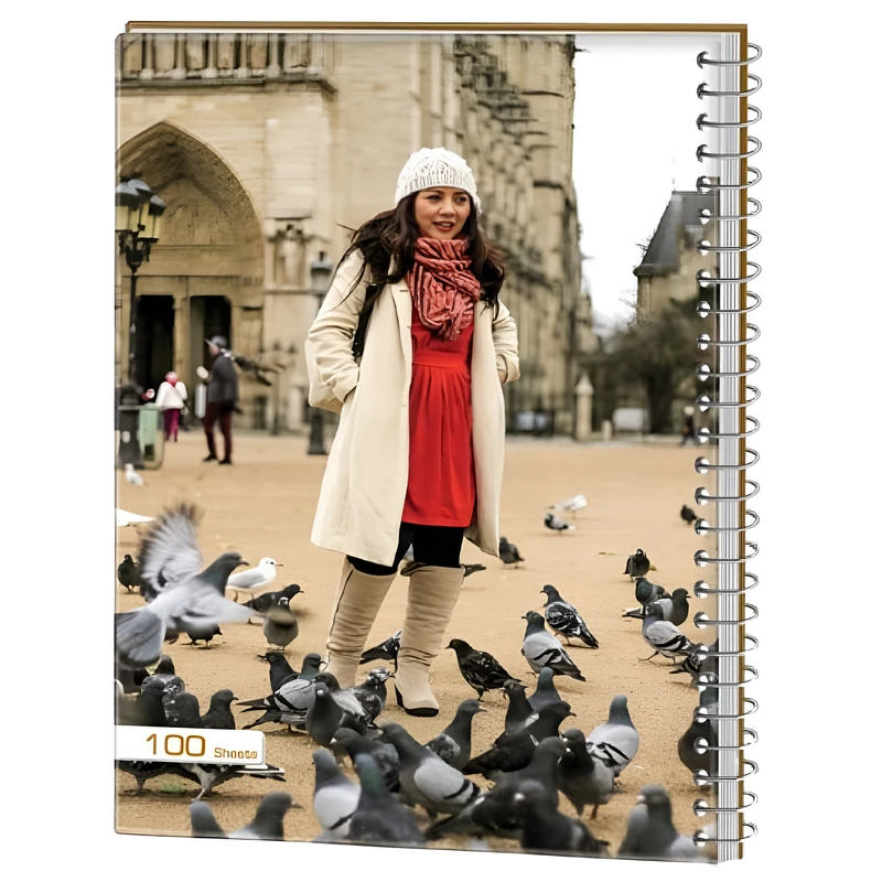 دفتر مشق 100 برگ مدل Jeld Sakht طرح پرنده ها کد 102177