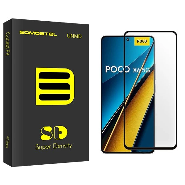 محافظ صفحه نمایش شیشه ای سوماستل مدل SD FullGlue مناسب برای گوشی موبایل شیائومی poco x6