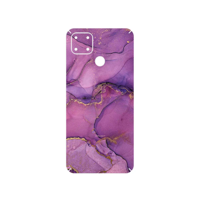 برچسب پوششی ماهوت مدل Purple Marble مناسب برای گوشی موبایل ریلمی C25s