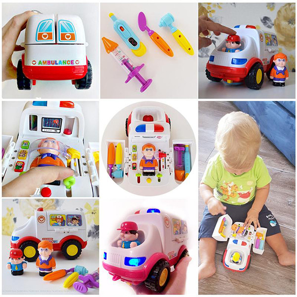 اسباب بازی هولا مدل آمبولانس