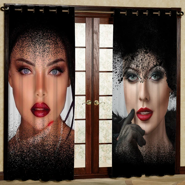 پرده پانچی کد 5698 سایز 280x140 سانتی متر