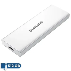 اس اس دی اکسترنال فیلیپس مدل FM61PS051S ظرفیت 512 گیگابایت رابط USB 3.2 Gen2