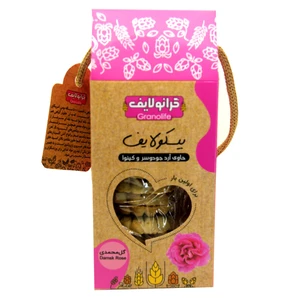 بیسکوییت گل محمدی بیسکولایف - 200 گرم