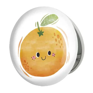 آینه جیبی خندالو طرح پرتقال مدل تاشو کد 28418 