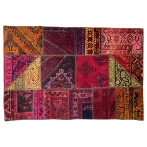 کلاژ فرش دستباف 2 متری مدل وینتج کد 41